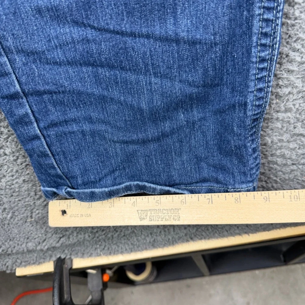 Denim Supply GS-115 Mens Blue Stretch Relaxed Fit Embroidered Jeans Size 44